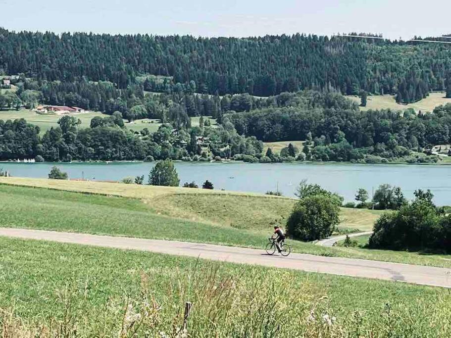 La Parenthese Vue Lac Les Grangettes Ngoại thất bức ảnh