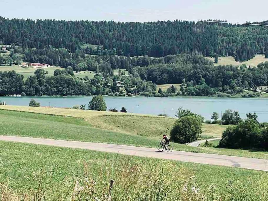 La Parenthese Vue Lac Les Grangettes Ngoại thất bức ảnh