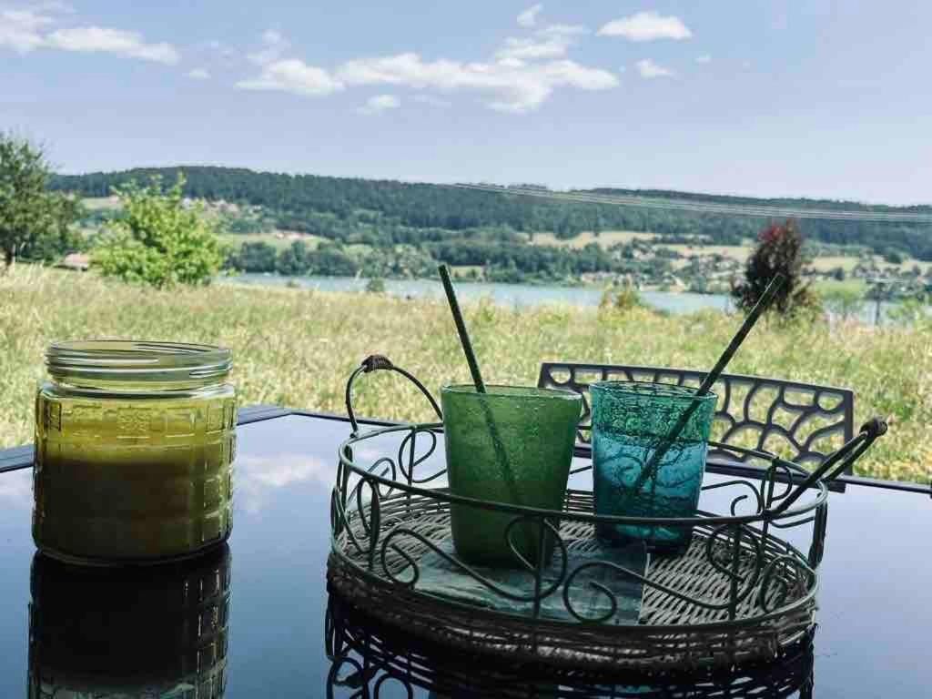 La Parenthese Vue Lac Les Grangettes Ngoại thất bức ảnh